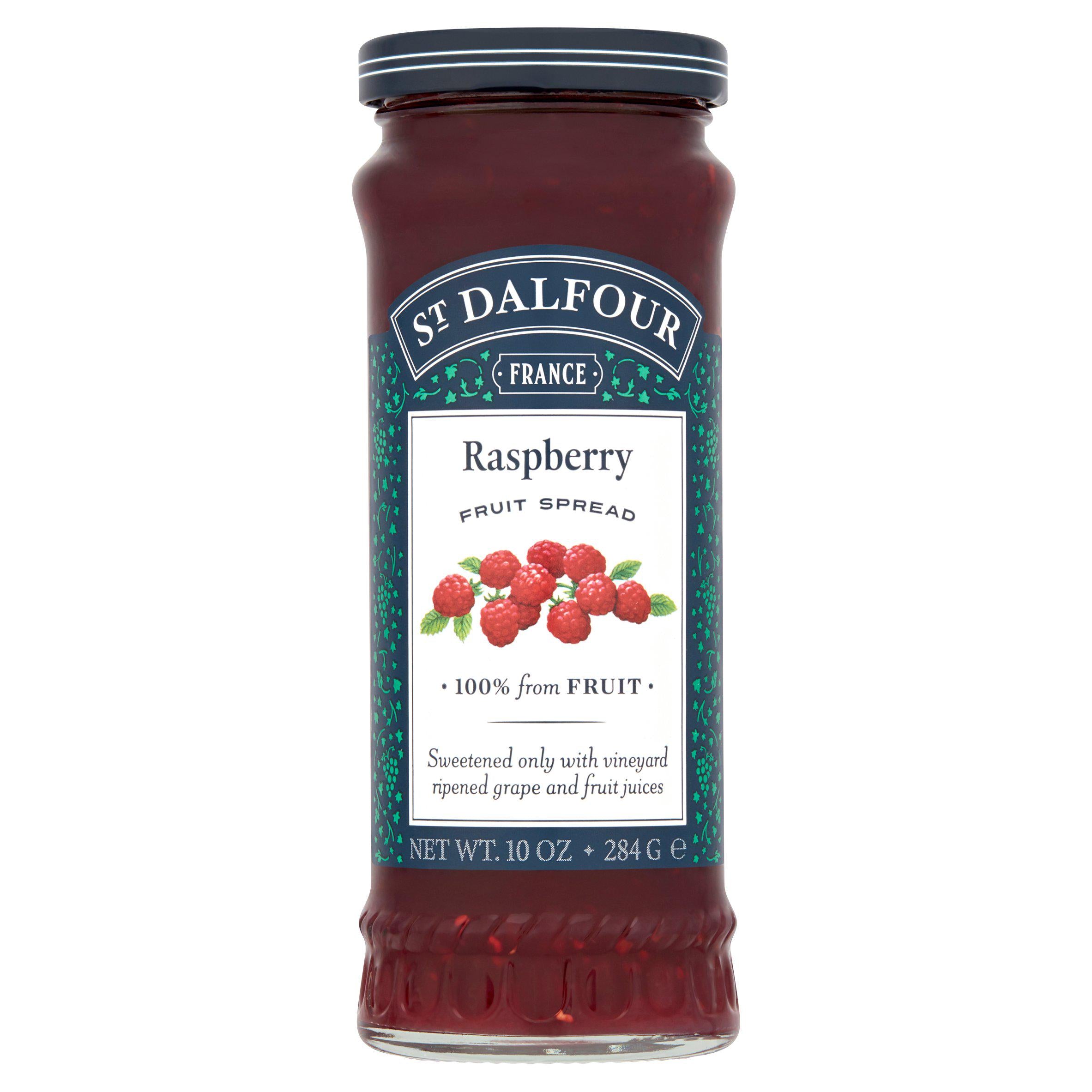 St. Dalfour Raspberry Fruit Spread 284g Jams & conserves Sainsburys   