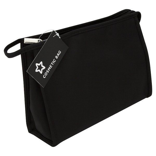 DNR Superdrug Medium Size Black Travel Make Up Bag