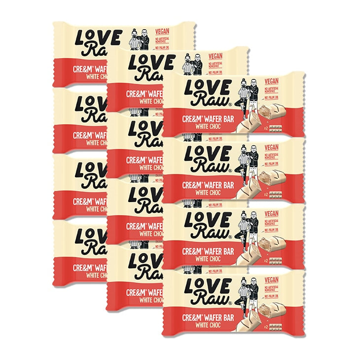 Love Raw Vegan Salted Caramel Wafer Bars Case 12 x 45g - McGrocer