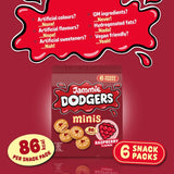 Jammie Dodgers Raspberry Biscuits Minis Multipack   6 per pack - McGrocer