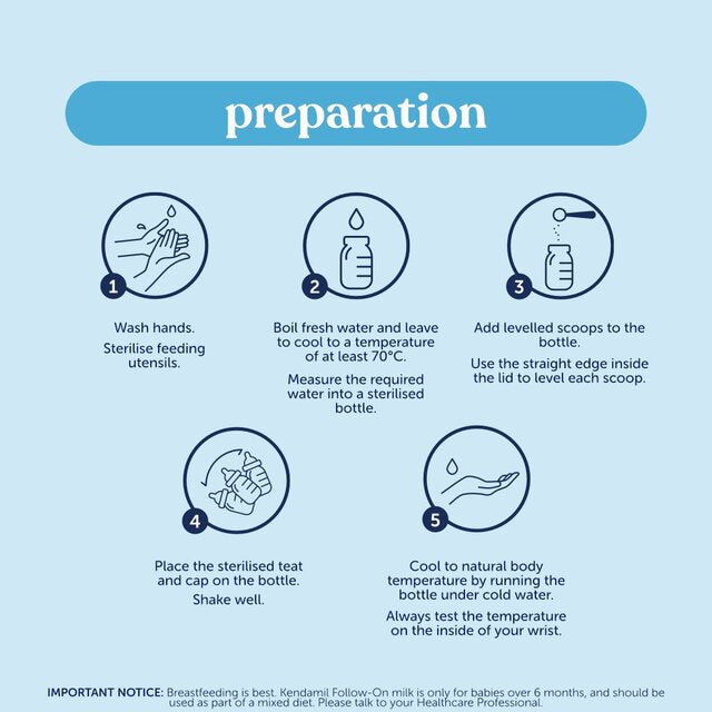 Kendamil First Infant Milk Stage 1 (0-6 Months)   800g - McGrocer