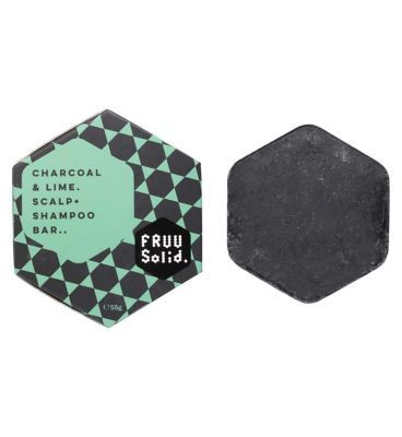 FRUU Charcoal &amp;amp; Lime Scalp+ Shampoo Bar 55g
