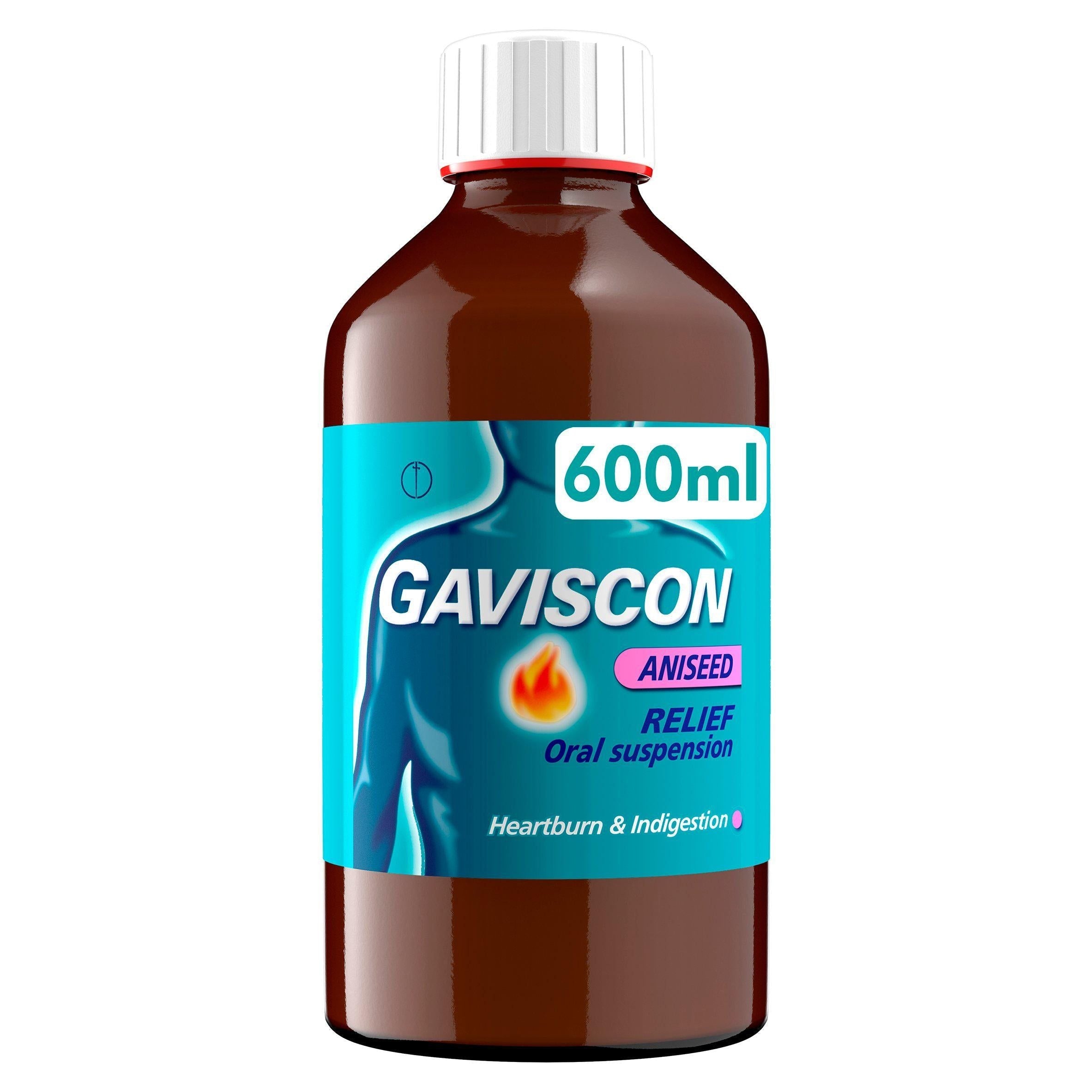 Gaviscon Heartburn &amp;amp; Indigestion Aniseed Liquid 600ml