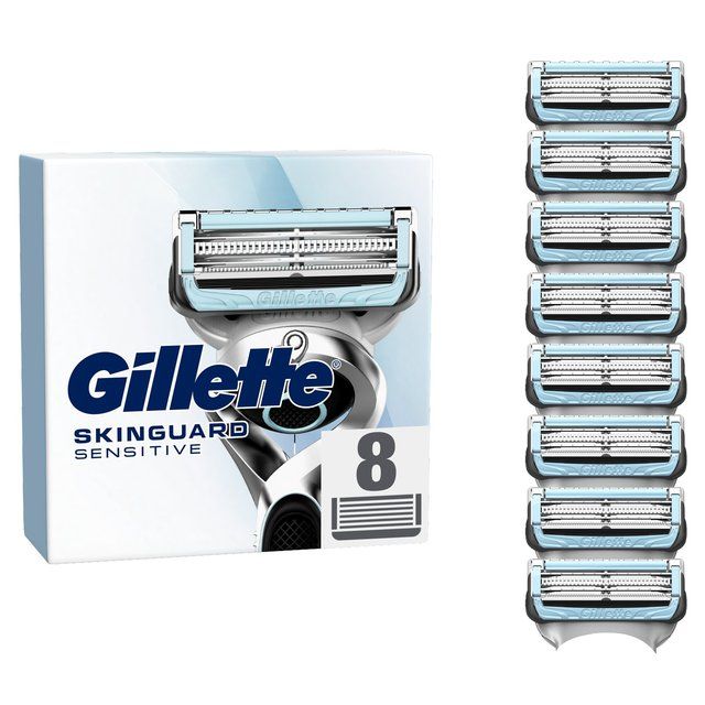Gillette SkinGuard Sensitive Razor Blades   8 per pack