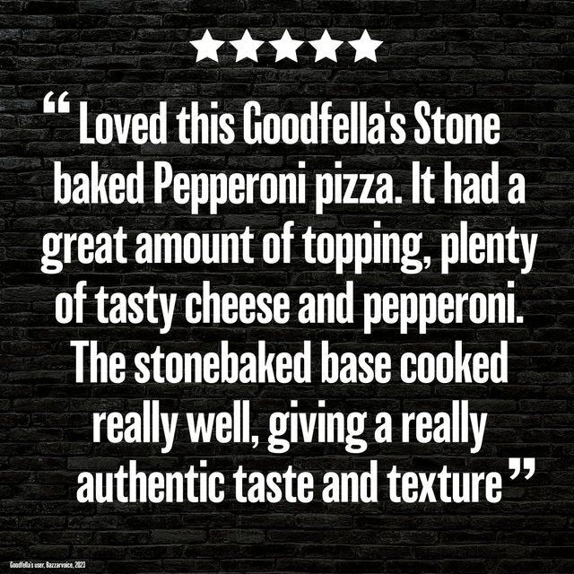Goodfella's Stonebaked Thin Pepperoni Pizza    332g