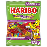 Sachet de bonbons Haribo Twin Snakes à partager, 175 g