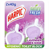 Harpic Active Fresh 6 Bloc WC Lavande 2 x 40 g