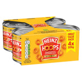 Spaghettis Heinz en forme d'anneaux, format économique, lot de 4 x 205 g