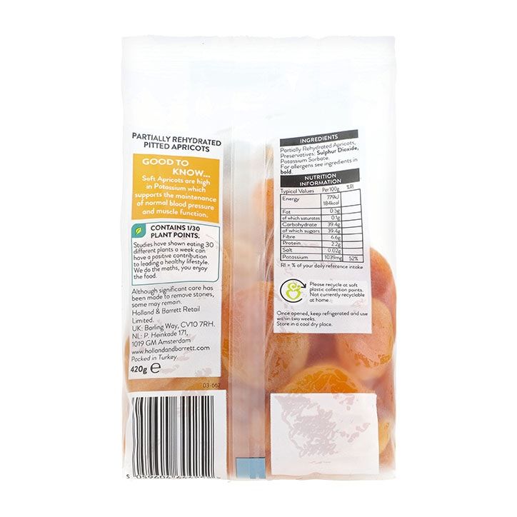 Holland &amp;amp; Barrett Soft Apricots 420g