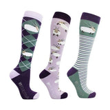 Hy Womens Socks (Pack of 3) (4-8)