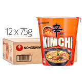 Nongshim Shin Kimchi Cup Noodle (S) 農心 泡菜辛拉麵杯麵 (小) (12 pièces)