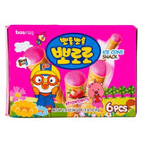 Snack au cornet de glace Basraq Pororo (saveur de fraise)