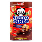 Biscuits Meiji Hello Panda au goût de chocolat 明治 熊貓朱古力夾心餅