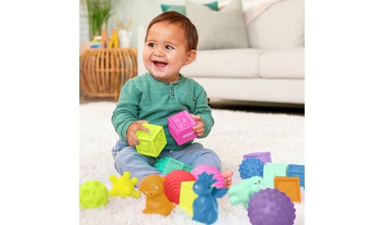 Infantino Playtime Pals &amp;amp; Sensory Shapes Activity Toy Set