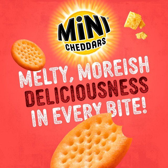 Jacob's Mini Cheddars Smoky BBQ Baked Snacks Multipack   6 per pack