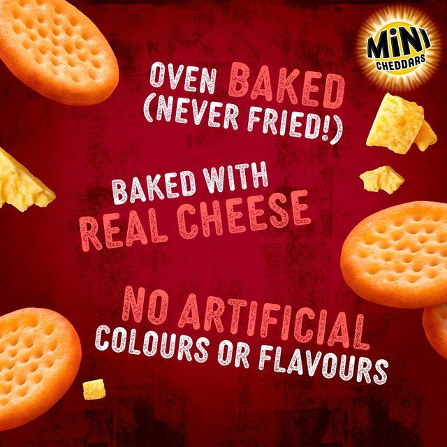 Jacob's Mini Cheddars Smoky BBQ Baked Snacks Multipack   6 per pack