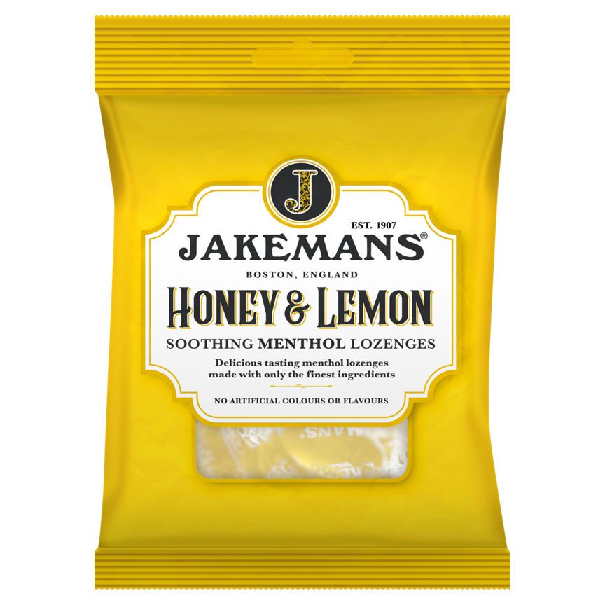 Jakemans Honey &amp;amp; Lemon Soothing Menthol Lozenges