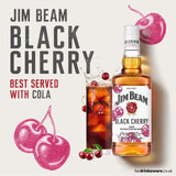 Jim Beam Black Cherry Kentucky Bourbon Whiskey   70cl