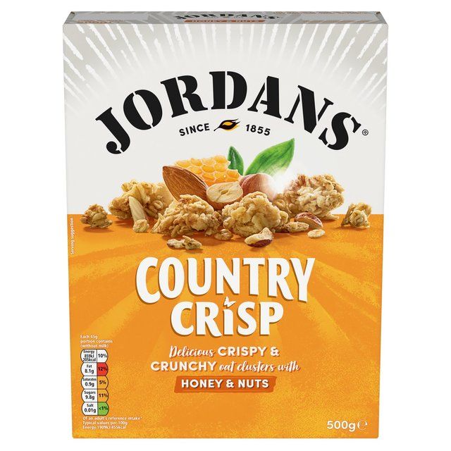 Jordans Country Crisp Honey &amp;amp; Nuts Breakfast Cereal   500g