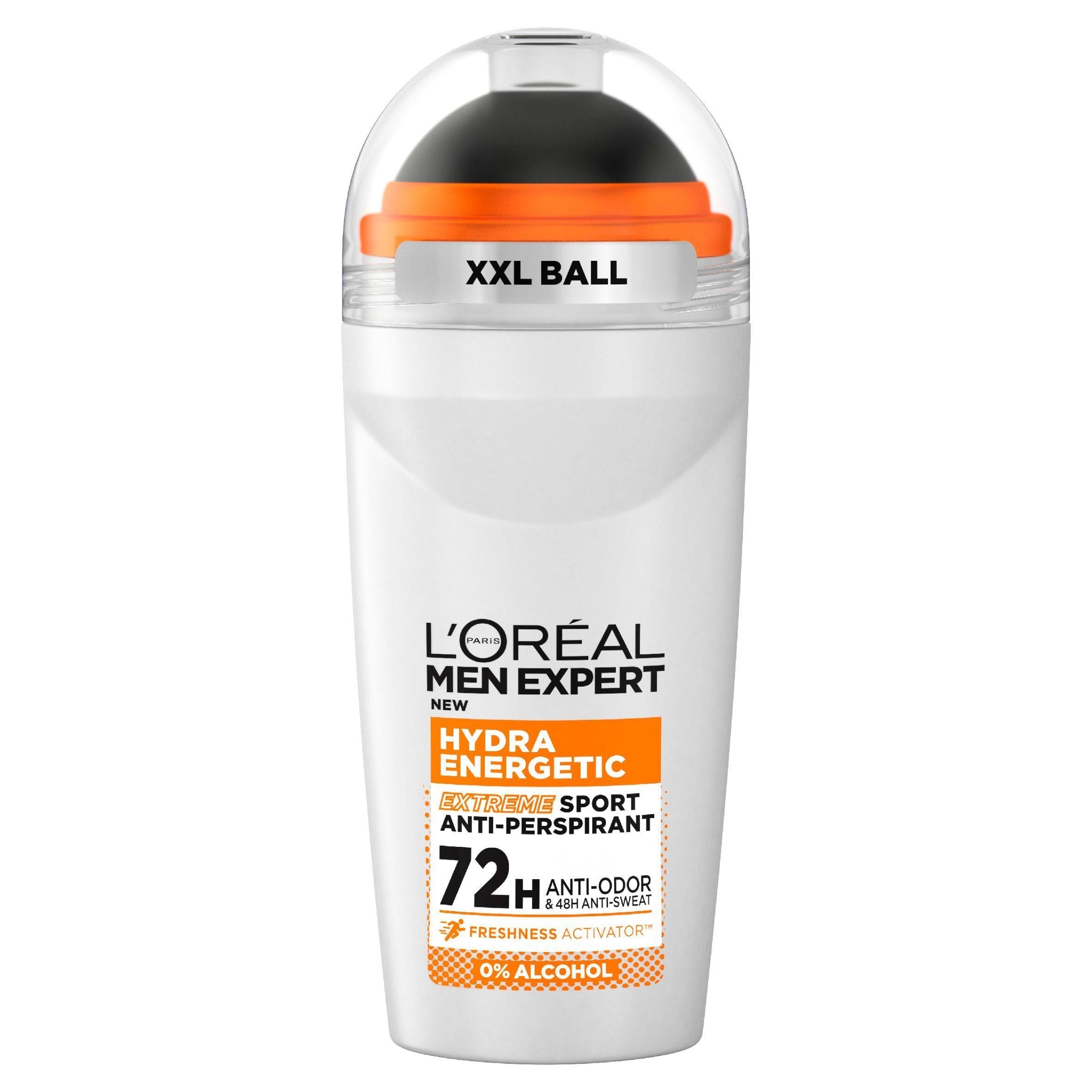 L'Or&amp;eacute;al Men Expert Hydra Energetic Extreme Sport 72H Roll On Anti Perspirant Deodorant 50ml