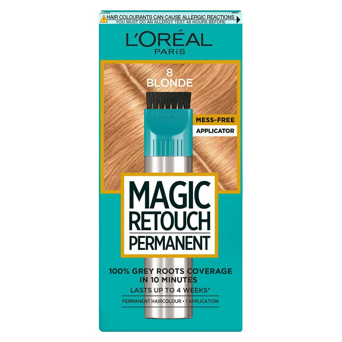 L&amp;rsquo;Oreal Paris Magic Retouch Permanent Blonde Root Concealer, 100%  Roots Coverage With Easy Applicator, 150ml