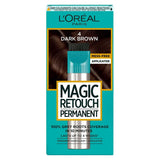 L&amp;rsquo;Oreal Paris Magic Retouch Permanent Dark Brown Root Concealer, 100%  Roots Coverage With Easy Applicator, 150ml