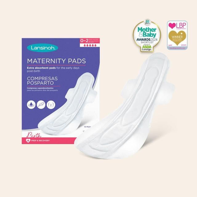 Lansinoh Extra Absorbent Maternity Pads   10 per pack