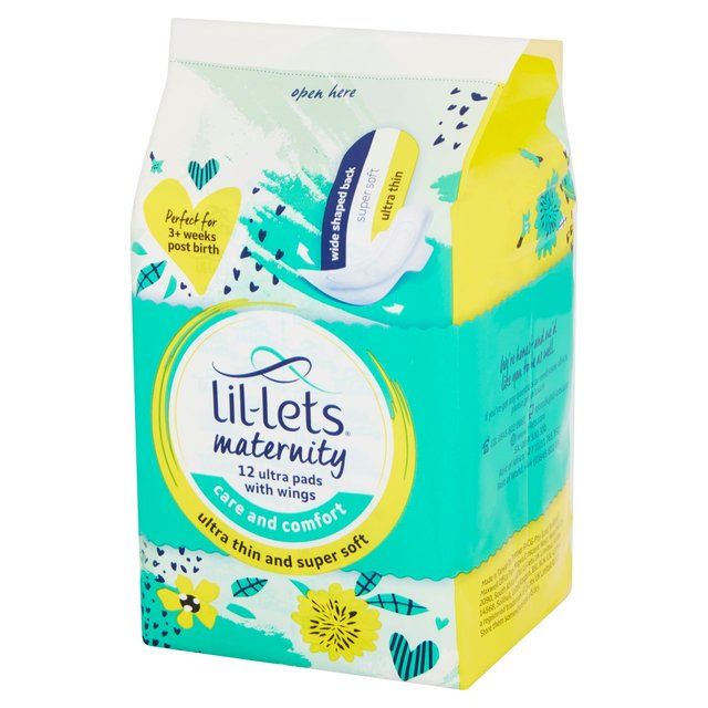 Lil-lets Maternity Ultra Pads   12 per pack