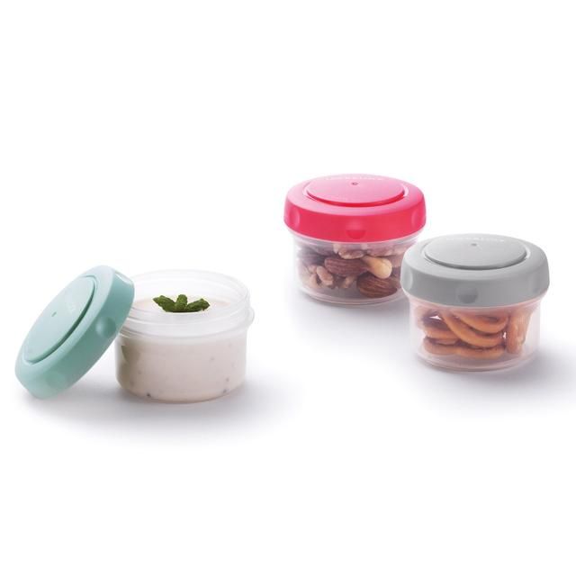 Lock &amp;amp; Lock 3 Pce Mini Round Storage Set