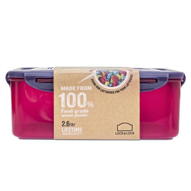 Lock &amp;amp; Lock Eco Rectangular Container 2.6L