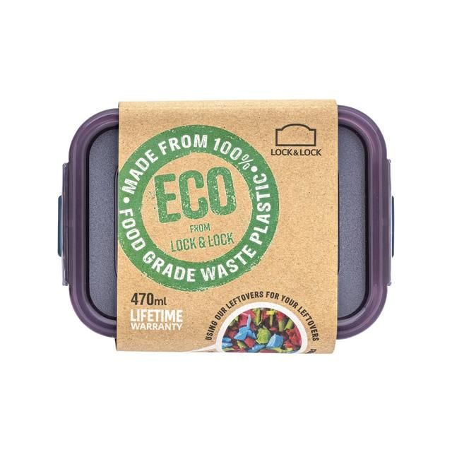 Lock &amp;amp; Lock Eco Rectangular Container 470ml
