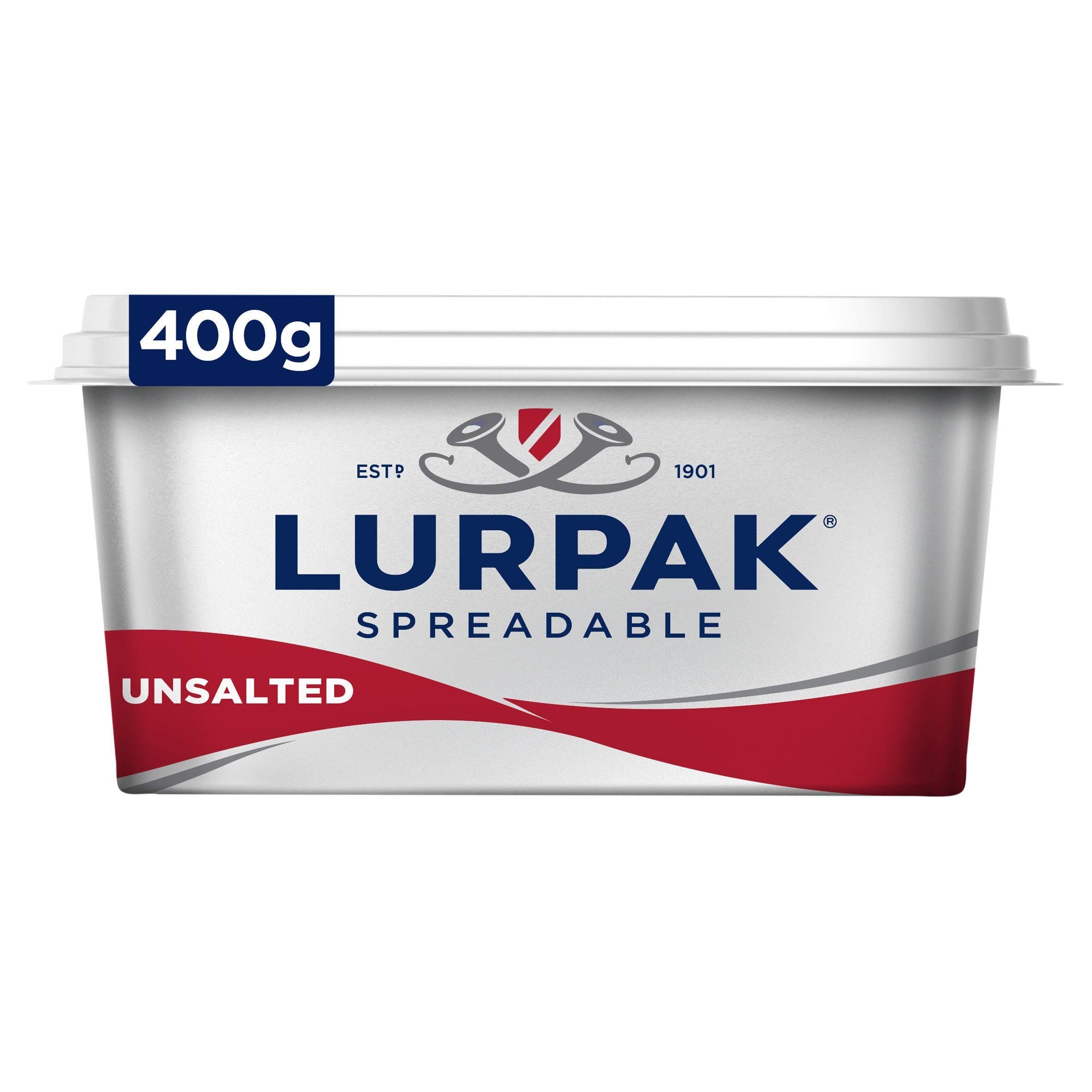 Lurpak Unsalted Spreadable Blend of Butter &amp;amp; Rapeseed Oil 400g