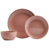 M&amp;amp;S 12 Piece Stoneware Dinner Set Pink   12 per pack
