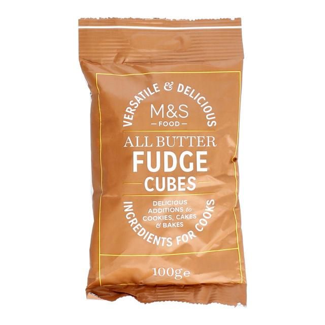 M&amp;amp;S All Butter Fudge Cubes   100g