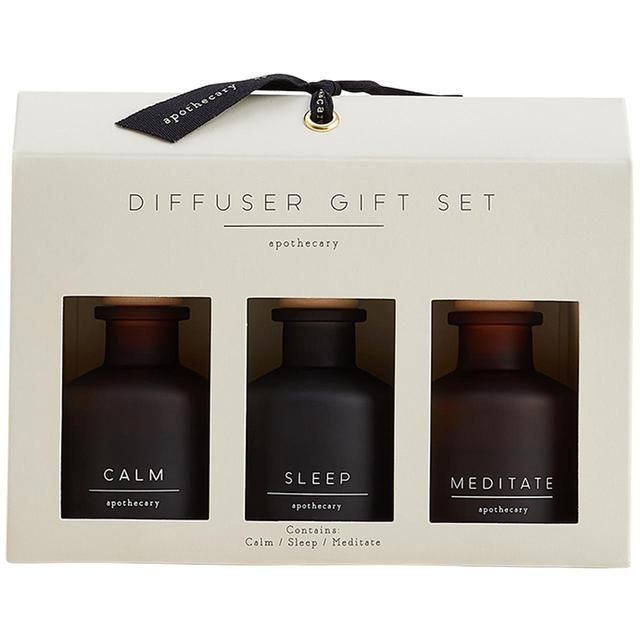M&amp;amp;S Apothecary Set of 3 Mini Diffusers Gift Set One Size Amber