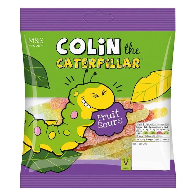 M&amp;amp;S Colin The Caterpillar Fruit Sours   170g