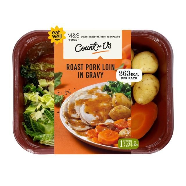M&amp;amp;S Count On Us Roast Pork Loin in Gravy   395g