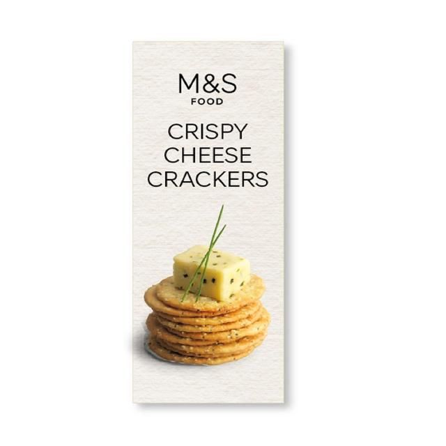 M&amp;amp;S Crispy Cheese Crackers   150g