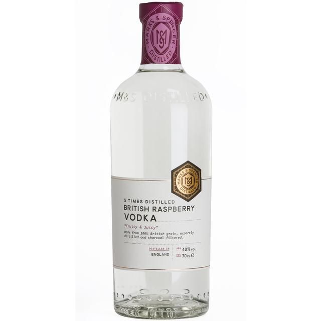 M&amp;amp;S Distilled 5 Times Distilled British Raspberry Vodka   700ml