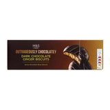 M&amp;amp;S Extremely Chocolatey Dark Chocolate &amp;amp; Ginger Biscuits   175g