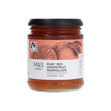 M&amp;amp;S Fairtrade Ruby Red Grapefruit Marmalade Coarse Cut   340g