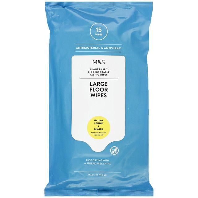 M&amp;amp;S Floor Wipes   15 per pack