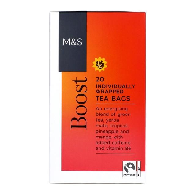 M&amp;amp;S Green Tea Boost Teabags   20 per pack