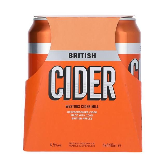 M&amp;amp;S Herefordshire Cider   4 x 440ml