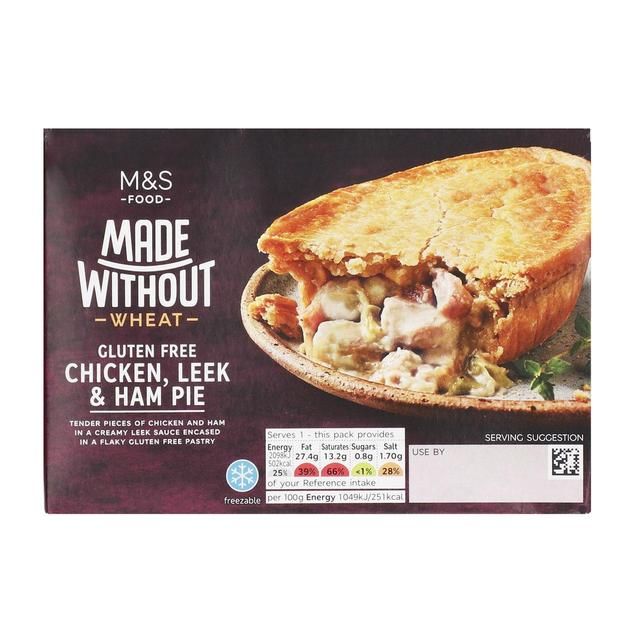 M&amp;amp;S Made Without Chicken Leek &amp;amp; Ham Pie   200g