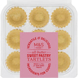M&amp;amp;S Mini All Butter Sweet Pastry Tartlets   18 per pack