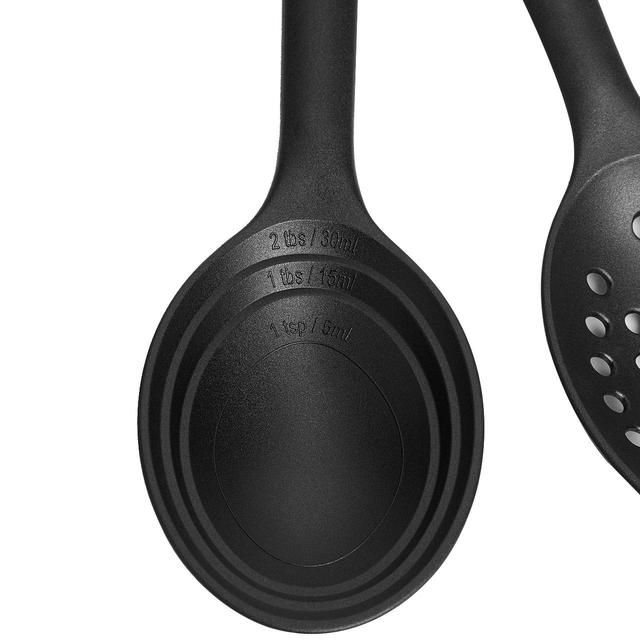 M&amp;amp;S Nylon Utensils Set Black   3 per pack