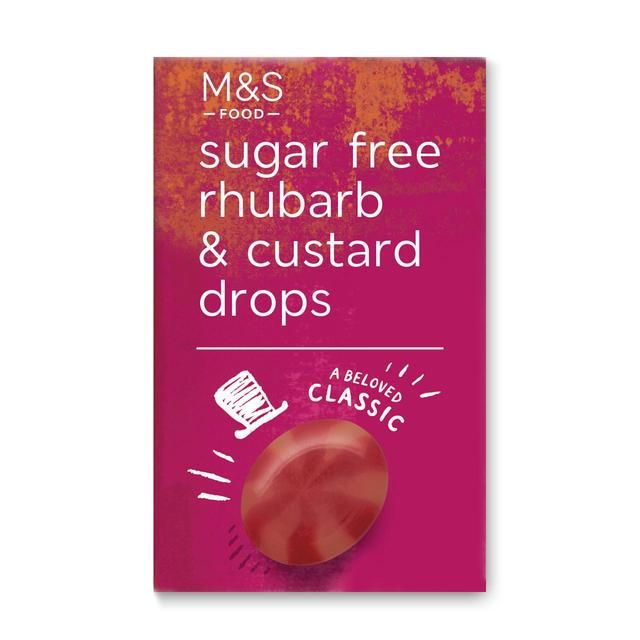 M&amp;amp;S Sugar Free Rhubarb &amp;amp; Custard Drops   42g