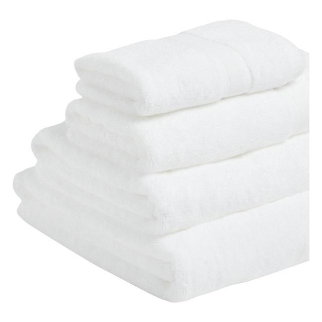 M&amp;amp;S Super Soft Antibacterial Cotton Bath Towel White