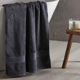 M&amp;amp;S Super Soft Pure Cotton Bath Sheet Slate